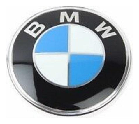 1 Emblema Adesivo Logo Bmw Aluminio Volante 45mm Duplaface