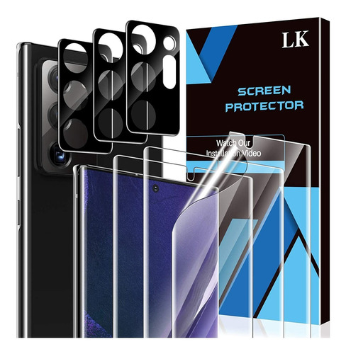 Protector De Pantalla + Lente Para Galaxy Note 20 Ultra X6