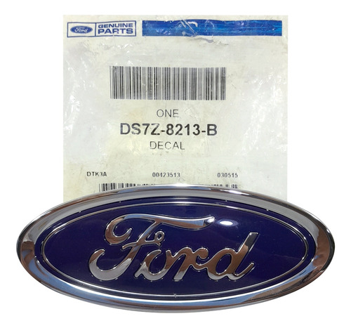 Emblema Ovalo Fiesta 1.6l 14-19 Ford Original