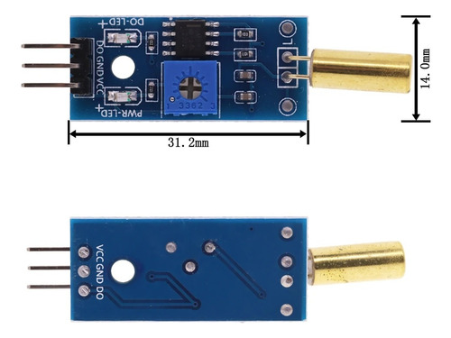 Kit 10 Modulos Tilt Sw520 Sensor De Inclinacion Arduino Pic