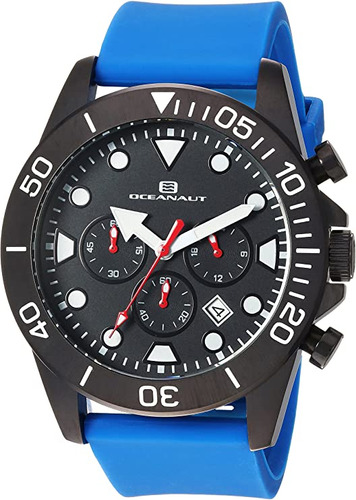 Oceanaut Oc1313 - Reloj De Cuarzo Azul Con Pantalla