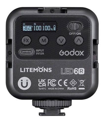 Imagen 5 de 8 de Iluminador Led Litemons Mini Rgb Recargable Dimereable Vlog