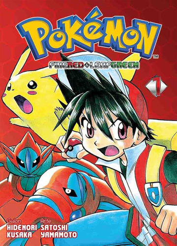 Panini Manga Pokemon Fire Red Green Leaf N.1, De Hidenori Ku