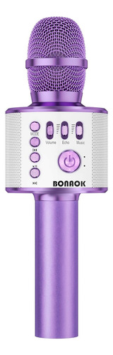 Microfono Karaoke Bonaok Con Bluetooth / Violeta