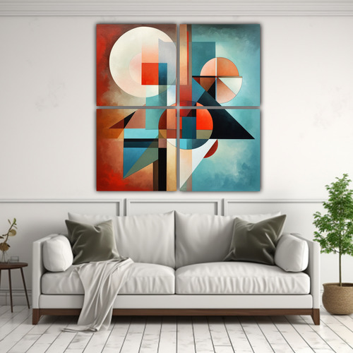 160x160cm Artes De Pared Composicion Visual Thinking Abstrac