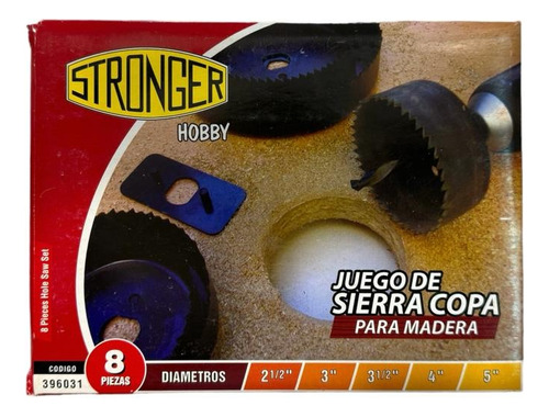  Juego De Sierra Copas Hobbistas De 8 Piezas Stronger