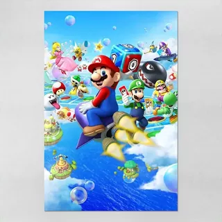 Poster 60x90cm Games Mario Party Island Tour 25
