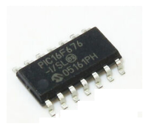 5pç - Microcontrolador - Pic16f676-i/sl - Soic-14