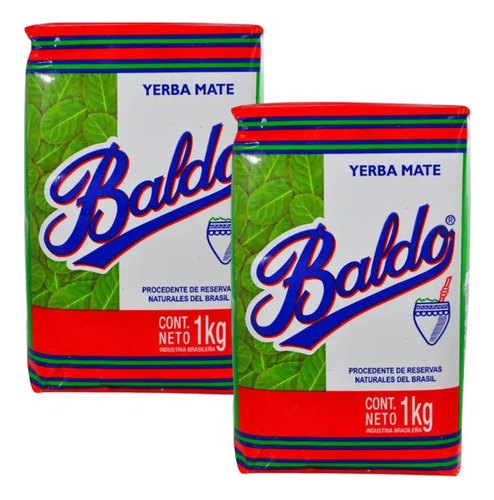 Pack Yerba Mate Baldo 1 Kg X2