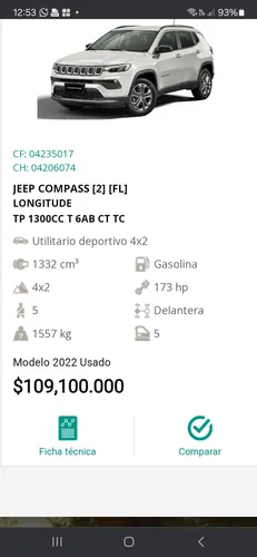 Jeep Compass 1.3T Longitude