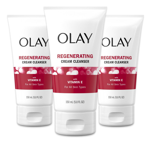 Limpiador Facial Olay Regenerist Crema 3 Piezas 150 Ml