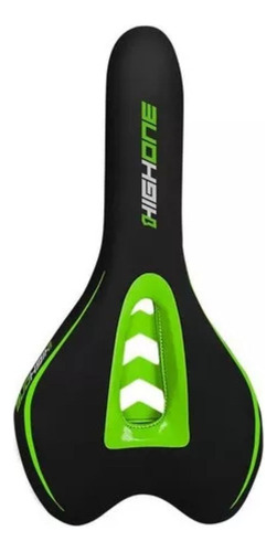 Selim Mtb Vazado Window 278x144mm High One Comprimento 278 Mm Cor Verde Largura 144 Mm Verde 27.8 Cm 14.4 Cm