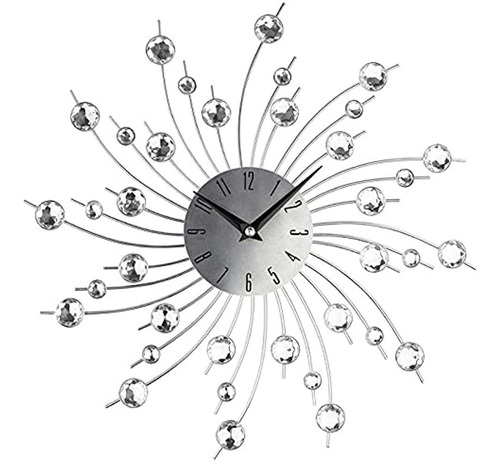 Reloj De Pared De Cristal 3d Moderno - Reloj De Pared De Met