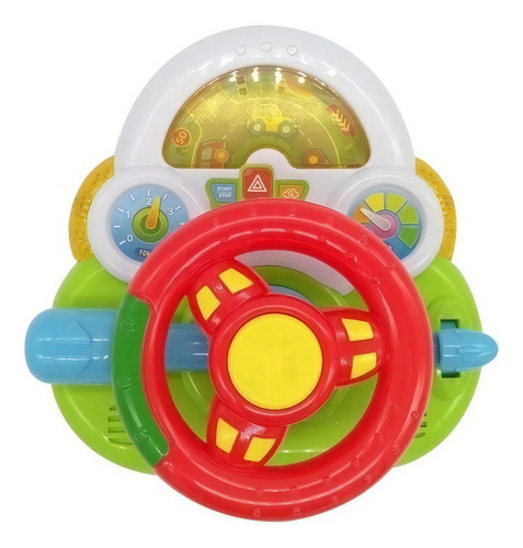 Mini Volante Con Sonido Y Luces Interactivo Para Bebé Poppi