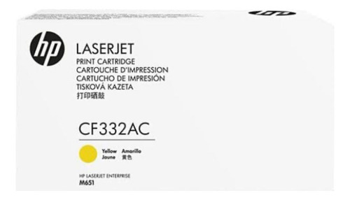 Toner Cf332ac Amarillo Para Impresora M651 Amarillo