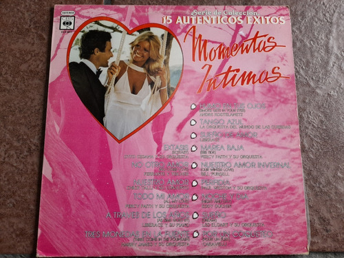 Lp 15 Autenticos Exitos Momentos Inolvidab Acetato,long Play