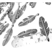 Comprar Pluma X10 Unid 2,7*0,8cm Insumos Armado Bijouterie Collares 