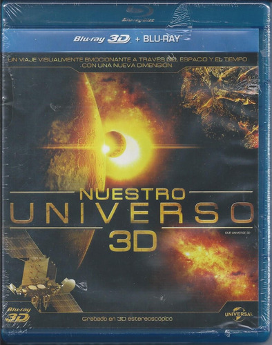 Nuestro Universo Our Universe Blu-ray Nacio 3d + 2d Impecabl