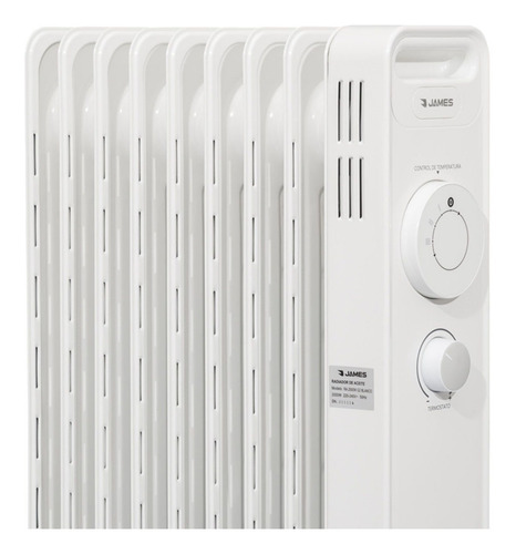 Radiador eléctrico James RA 2000 blanco 220V