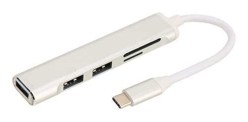 Hub Usb 5 1 Expansor Puerto 3.0 Gbps Divisor Aleacion Para