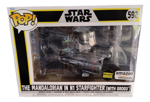 Funko Pop Mandalorian Deluxe Rider 592 - Star Wars 