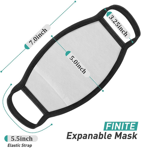 Mascarillas Reutilizables De Algodón Lavables, 3 Unidades