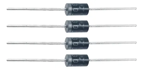 Diodo Raddrizzatore FR307 THT 1000V 3A DO27 500ns, Confezione Nastro