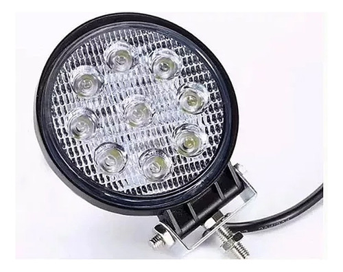 Foco Led Neblinero 27w Redondos 9 Led/q008