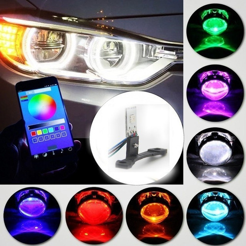 Imagen 2 de 4 de Drl Ojo Del Demonio Rgb Con App