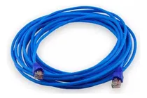 Comprar Cabo De Rede 15 Metros Lan Internet Crimpado Rj45 Cat6 Azul