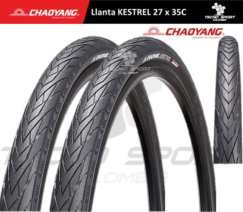Imagen 2 de 6 de Llanta Bicicleta Chaoyang Rin 27.5 Coraza Lisa X 2 Unidades