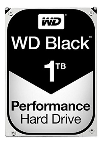 Disco Duro Interno Wd 1tb Black Performance 7200 Rpm Sata Ii