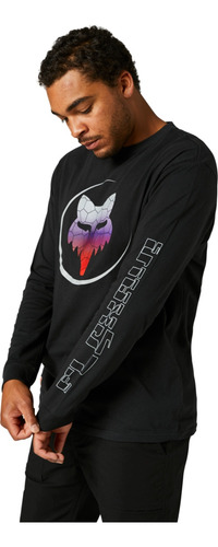 Imagen 3 de 3 de Remera Premium Manga Larga Fox - Skarz Ls