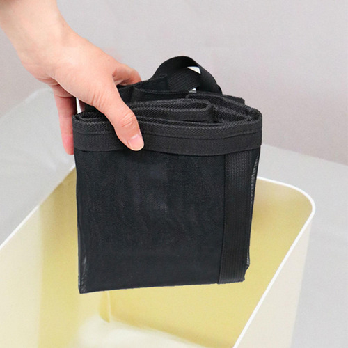 Cesta De Lavandería Plegable De Malla Para Playa, Ideal