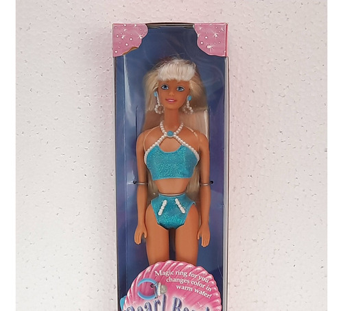 Blonde Pearl Beach Barbie Doll 1997 Con Un Anillo Para Ti