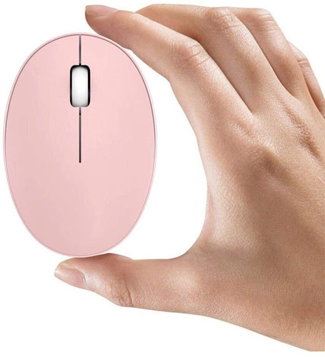 Mouse Tenmos, Rosa/inalambrico/3 Botones/recargable