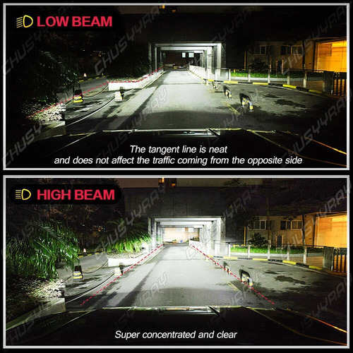 Focos Led H4 9003 De 6500k 40000lm 200w Luz Alta/baja
