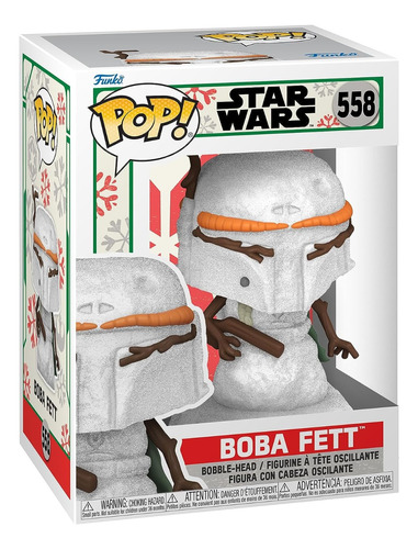 Funko Pop! Star Wars Boba Fett Muñeco De Nieve #558