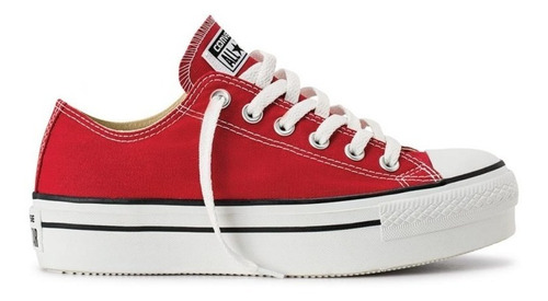 Zapatilla Converse Plataforma Roja Original Envio Gratis