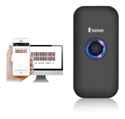 Scanner 1d Leitor Código Barras Wireless Bluetooth Usb Ey009