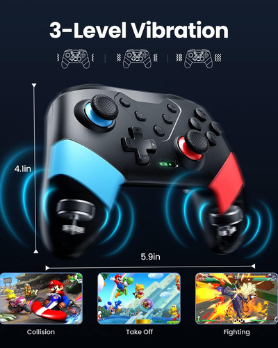 Voyee Switch Controllers Compatible Con Switch/lite/oled...