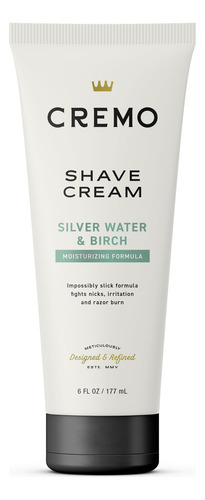Creme De Barbear Cremo Silver Water & Birch 180ml Para Homen