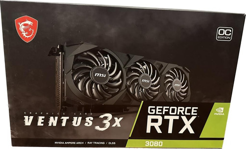 Placa De Video Nvidia Msi Ventus 3x Geforce Rtx 3080 Oc 10gb (Usado)
