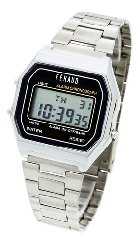 Reloj Feraud 5541 - Vintage Wr30 Crono Alarma Luz Calendario