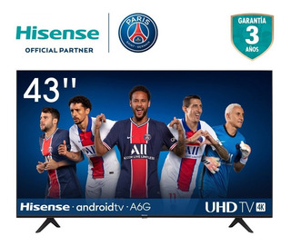Televisor Hisense Smart Tv 43 Pulgadas 4k Uhd Android 43a6g