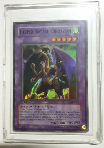 Yugioh Fiend Skull Dragon - Lod-039 - Super Rare 1st Edition (Usado)