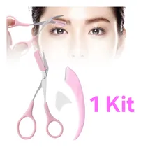 Comprar Kit Tijera Cepillo Para Cejas Perfilador De Cejas