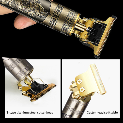 Maquina De Cortar Pelo Con 4 Peines Trimmer Pro De Viaje