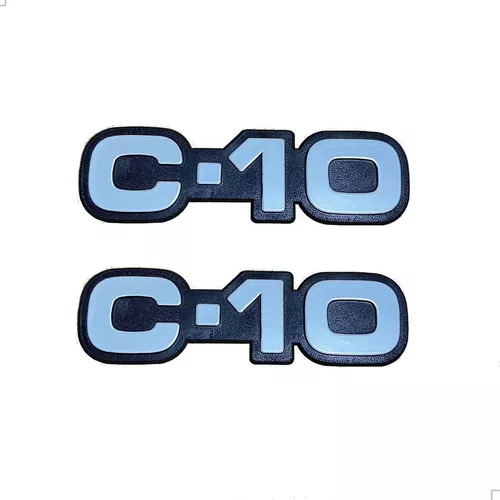 Par Emblemas Insignias Chevrolet C-10 C10
