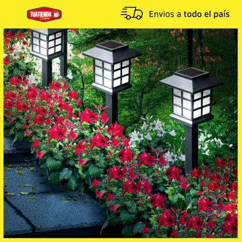 Farol Solar Exterior Lamparas Solares Para Jardin Farol X2